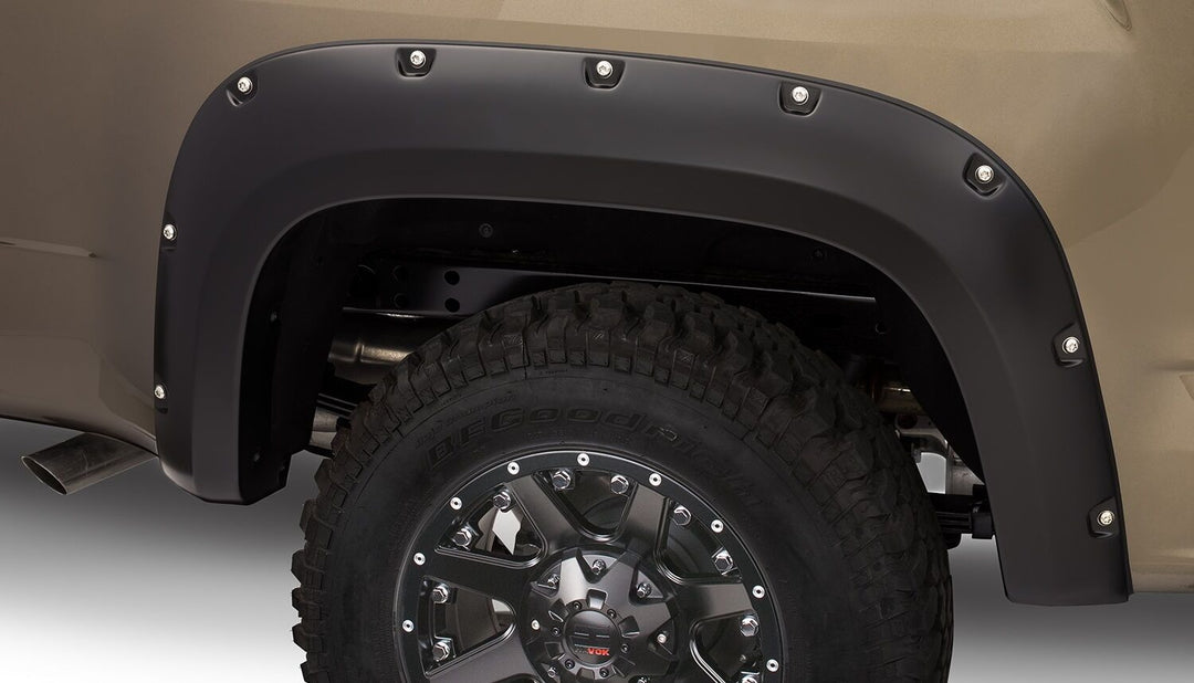 Husky Liners Pocket Style Fender Flare Set for GMC Canyon 2015-2020, Black ABS Thermoplastic
