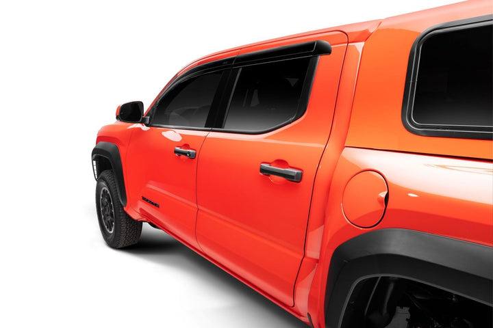 Husky Liners 2854135 Low Profile Side Window Deflector for 2024-2026 Toyota Tacoma, 4-Piece Smoke
