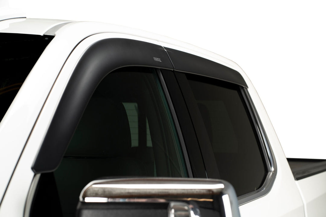 Husky Liners Low Profile Matte Black Ventvisor 4-Piece Set for Chevrolet Silverado and GMC Sierra