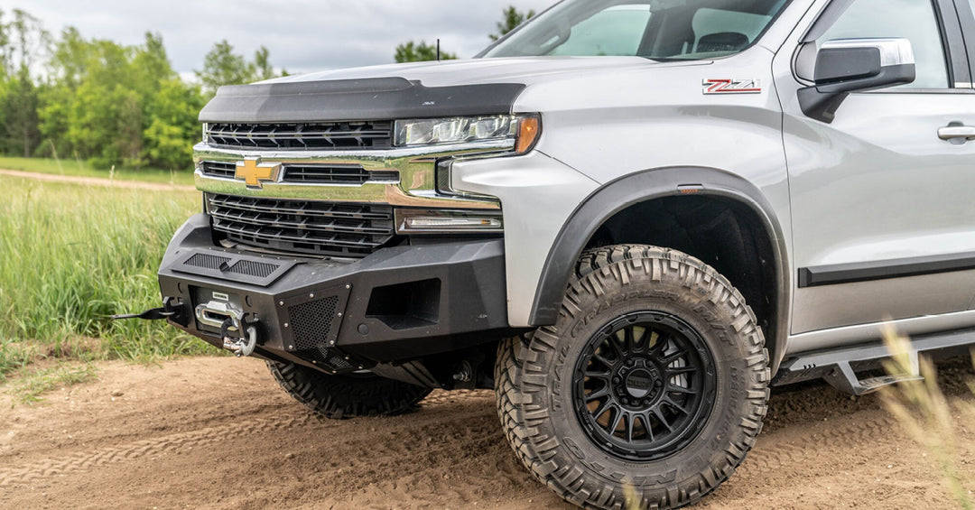 Husky Liners 2804993 RVL Smooth Finish Fender Flare Set for 2019-2026 Chevrolet Silverado 1500