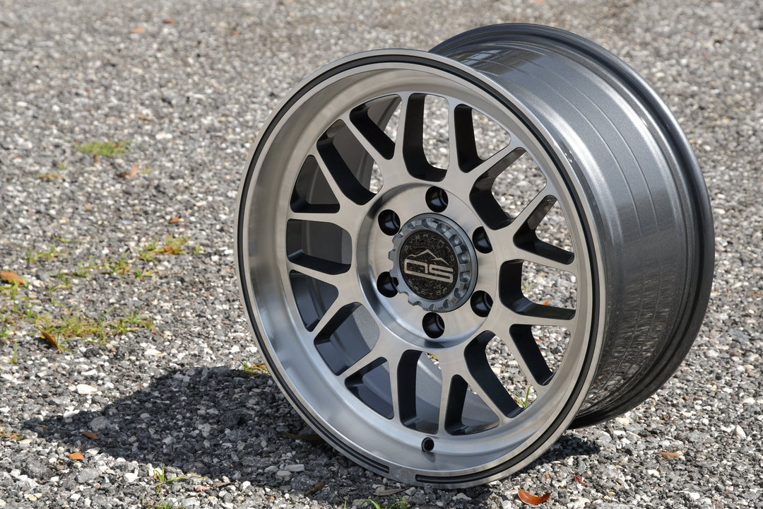 Hyperdrive Gloss Gunmetal Machined (FLOW-FORMED) by Overland Sector | KOVA Offroad