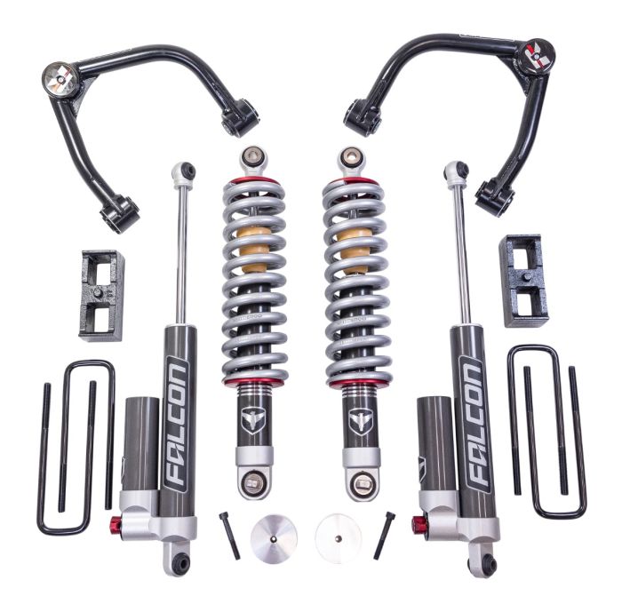 ReadyLift 62-39440 Suspension Lift Kit for 2025 GMC Sierra & Chevy Silverado 1500 – 4 Inch Lift with Falcon 2.1 Coil and Tow Haul Shocks