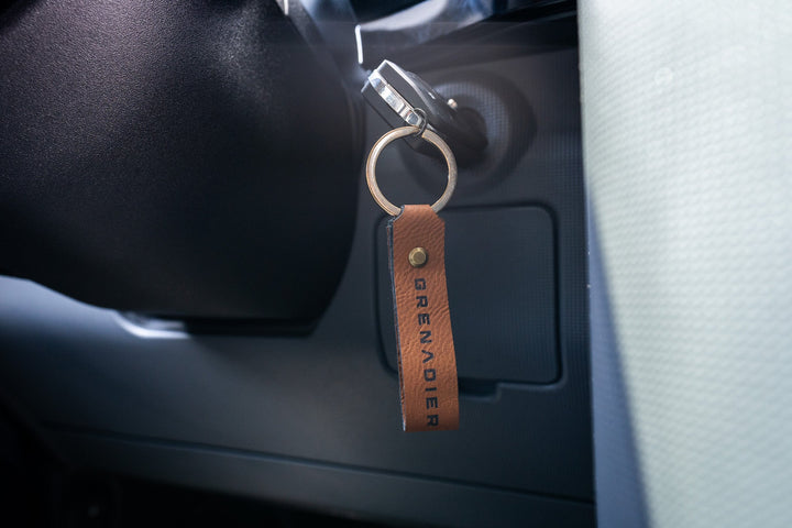 Premium Laser-Engraved Leatherette Keychain - 2024+ Grenadier by StickerFab | KOVA Offroad