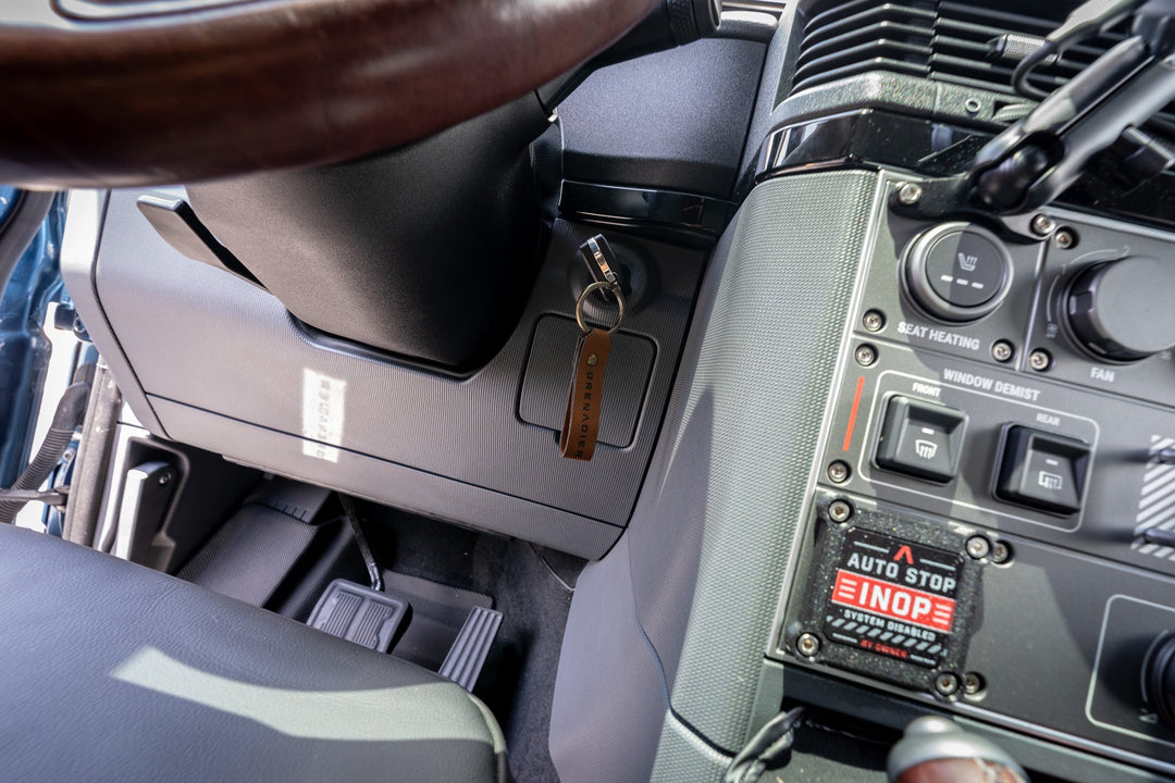 Premium Laser-Engraved Leatherette Keychain - 2024+ Grenadier by StickerFab | KOVA Offroad