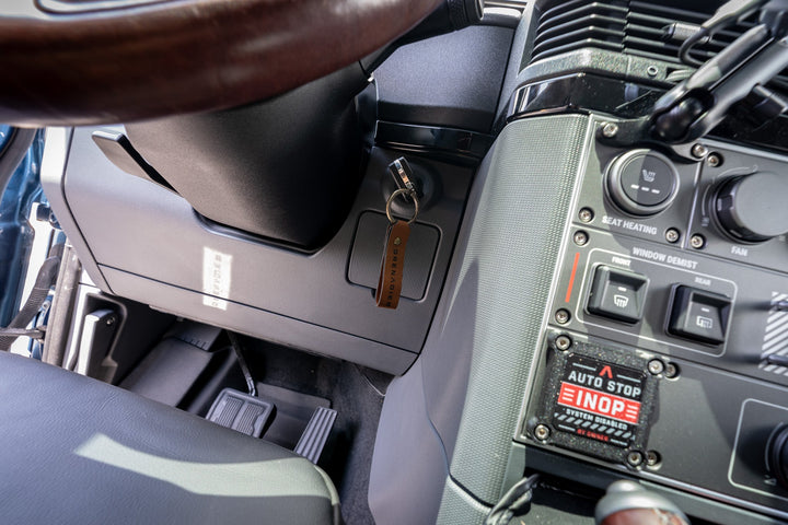 Premium Laser-Engraved Leatherette Keychain - 2024+ Grenadier by StickerFab | KOVA Offroad