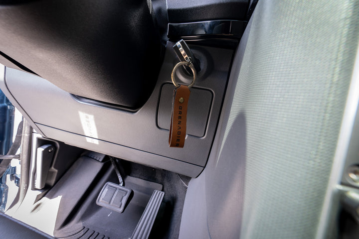 Premium Laser-Engraved Leatherette Keychain - 2024+ Grenadier by StickerFab | KOVA Offroad