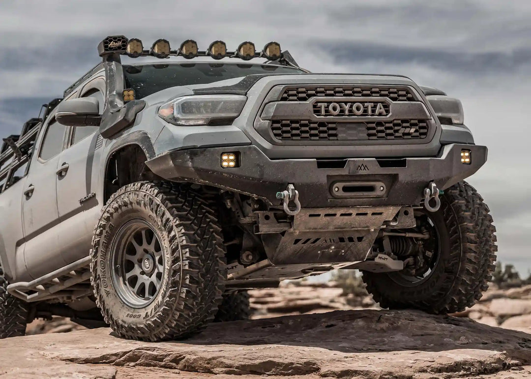 Hi-Lite Overland Toyota Tacoma Front Bumper 3rd Gen (2016-2023) [No Bull Bar] by Backwoods Adventure Mods | KOVA Offroad