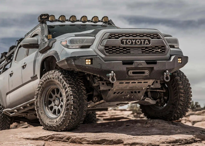 Hi-Lite Overland Toyota Tacoma Front Bumper 3rd Gen (2016-2023) [No Bull Bar] by Backwoods Adventure Mods | KOVA Offroad