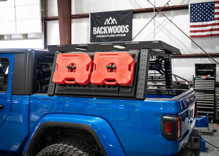 Overland Bed Rack Storage Box - Jeep Gladiator by Backwoods Adventure Mods | KOVA Offroad