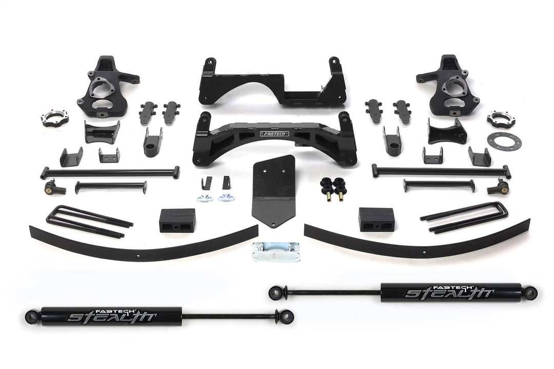 Fabtech K1024M Basic Lift System with Shocks for Chevrolet Silverado & GMC Sierra 1500 (2012-2009)