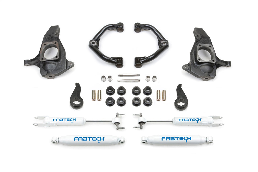 Fabtech K1064 3.5-Inch Upper Control Arm and Shock Lift System for Chevy Silverado 2500HD & GMC Sierra 2500HD (2012-2014)