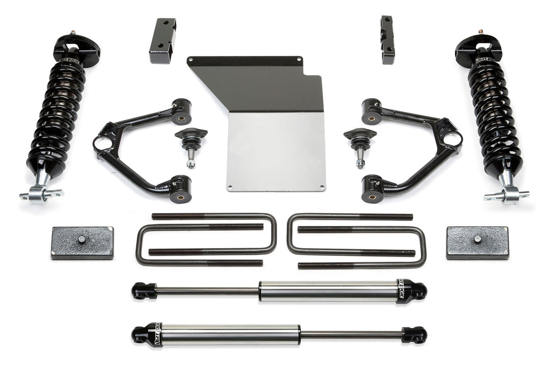 Fabtech K1070DL Budget Lift System with Shock for 2014-2018 Chevy Silverado 1500 and GMC Sierra 1500