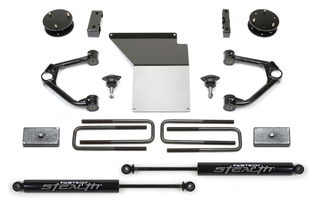 Fabtech K1070M 6-Inch Lift System for Chevy Silverado and GMC Sierra 1500 (2014-2018) with 2WD/4WD