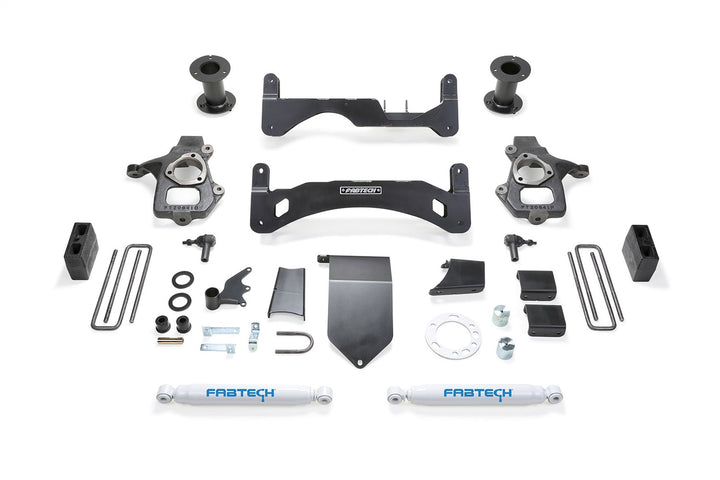 Fabtech K1083 Suspension Lift Kit for 2014-2018 Chevrolet Silverado 1500 and GMC Sierra 1500