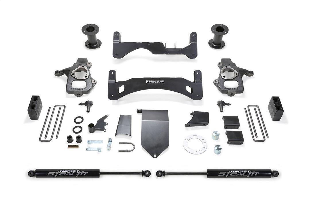 Fabtech K1084M Suspension Lift Kit for Chevrolet Silverado and GMC Sierra 1500