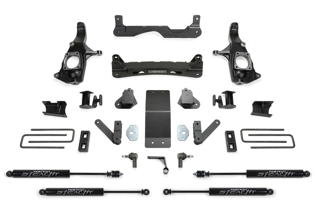Fabtech K1123M 4-inch Performance Suspension System for Chevy Silverado 2500HD and GMC Sierra 3500HD (2011-2019)
