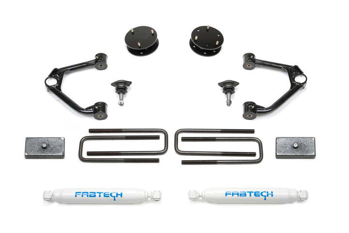 Fabtech K1126 Budget Lift System with Shock for Chevrolet Silverado 1500 and GMC Sierra 1500