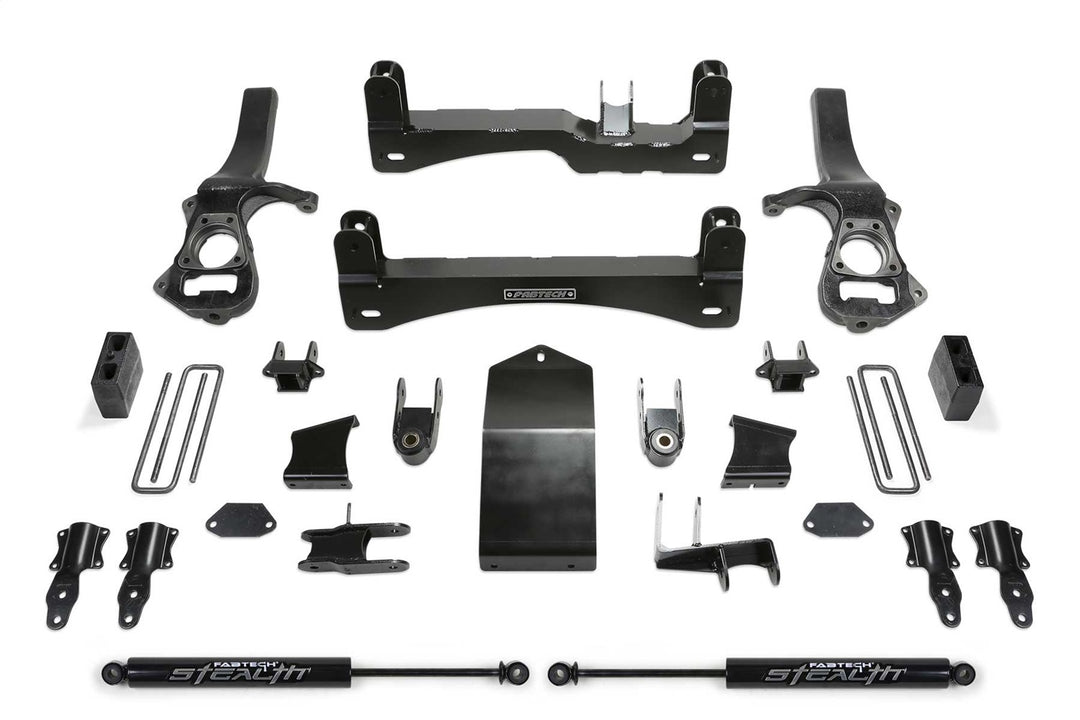 Fabtech Basic Lift System with Shocks for 2019-2023 Chevrolet Silverado 1500 & GMC Sierra 1500