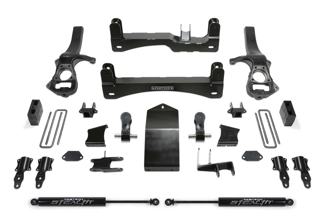 Fabtech K1136M Lift Kit for Chevrolet Silverado and GMC Sierra 1500 with Factory 2-Inch Lift