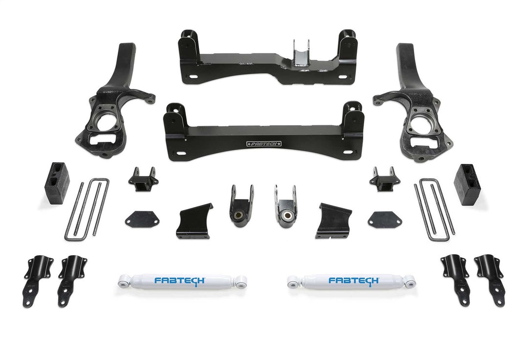 Fabtech K1150 Basic Lift System with Shocks for 2019-2022 GM Silverado 1500 and Sierra 1500