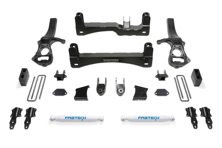 Fabtech K1150 Basic Lift System with Shocks for 2019-2022 GM Silverado 1500 and Sierra 1500