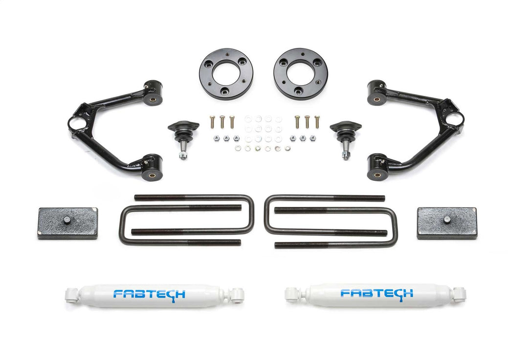 Fabtech K1152 Ball Joint Control Arm Lift System for Chevrolet Silverado 1500 and GMC Sierra 1500