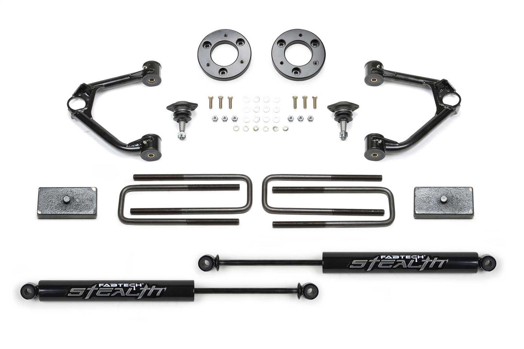 Fabtech K1152M Ball Joint Control Arm Lift System for Chevrolet Silverado 1500 and GMC Sierra 1500