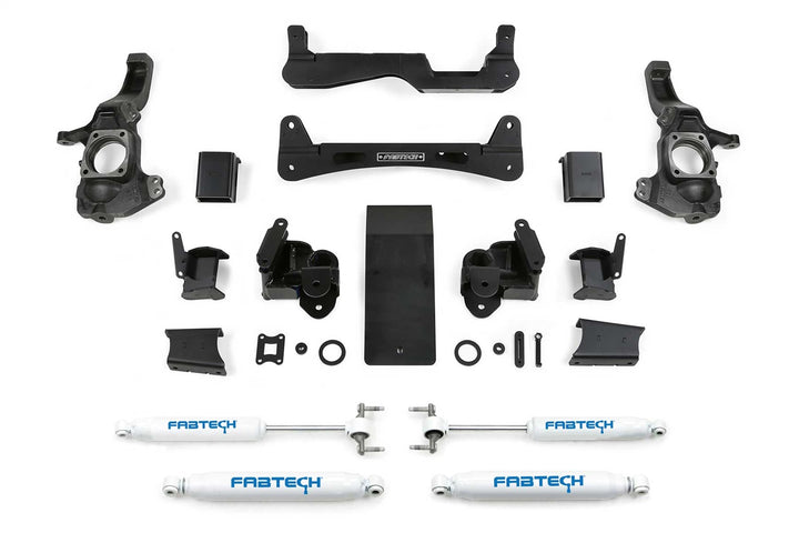 Fabtech Lift Kit with Shocks for 2020-2023 Chevrolet Silverado 2500 HD and GMC Sierra 2500 HD