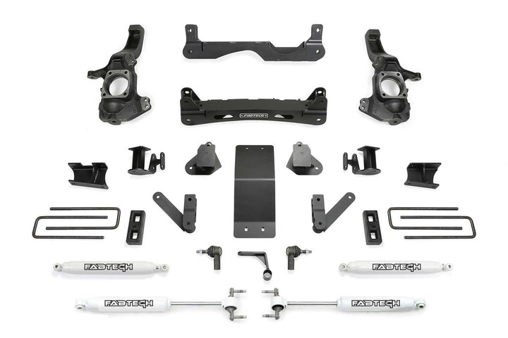 Fabtech K1202 Performance Lift System with Shocks for 2020-2023 Chevrolet Silverado 3500 HD and GMC Sierra 3500 HD