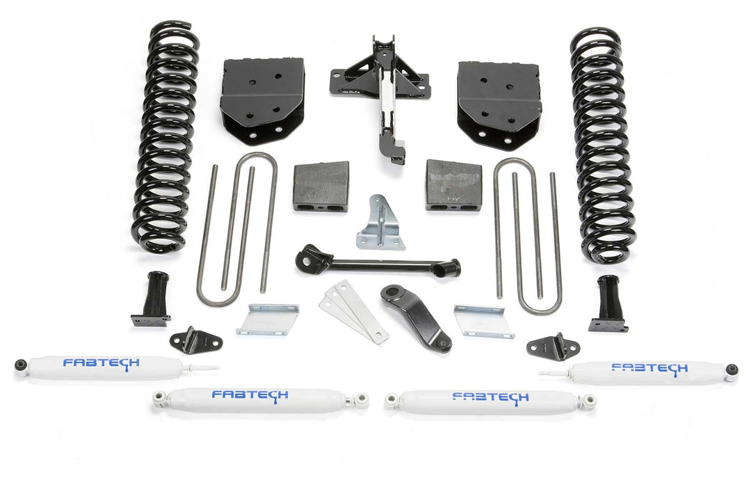 Fabtech K2130 Basic Lift System with Shocks for Ford F-350 Super Duty (6 Inch Lift)