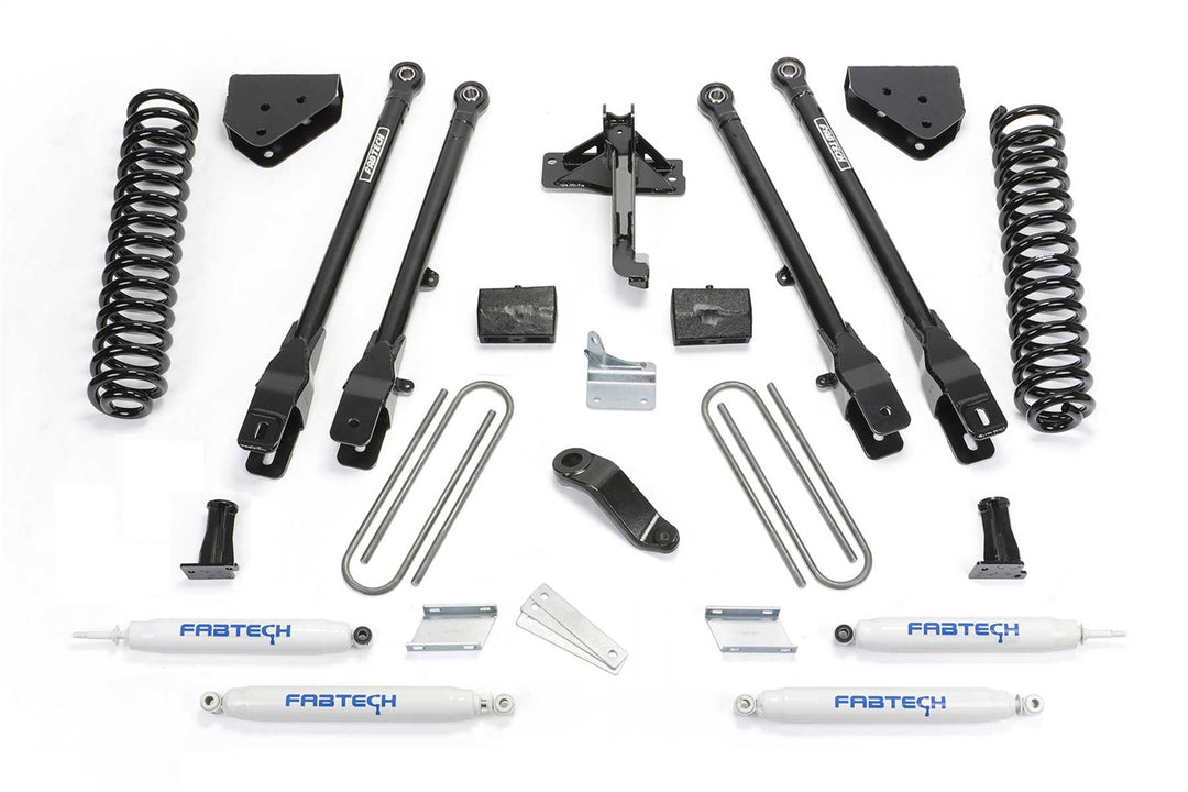 Fabtech K2132 4-Link Lift System for Ford F-350 Super Duty - 6 Inch Lift