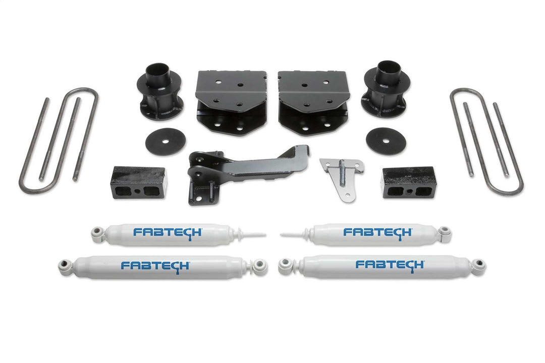 Fabtech K2160 4-Inch Budget Lift System with Shock for 2012-2014 Ford Super Duty Trucks