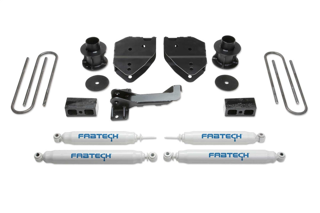 Fabtech K2213 Budget Lift System with Shock for Ford Super Duty 4-Inch Lift