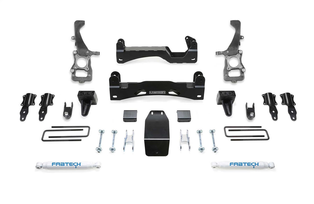 Fabtech Lift Kit with Shocks for Ford F-150 – 6 Inch Suspension Lift System Part K2371