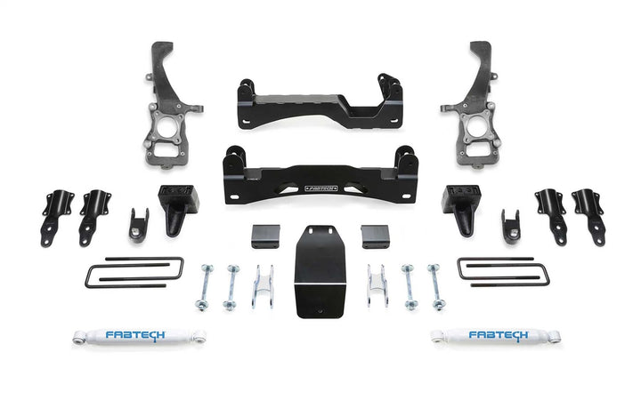 Fabtech Lift Kit with Shocks for Ford F-150 – 6 Inch Suspension Lift System Part K2371