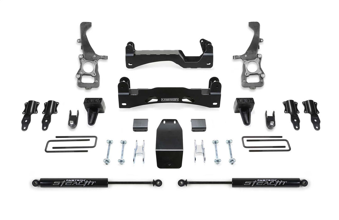 Fabtech Lift Kit for Ford F-150 6-Inch Suspension Lift System with Shocks - Part K2371M