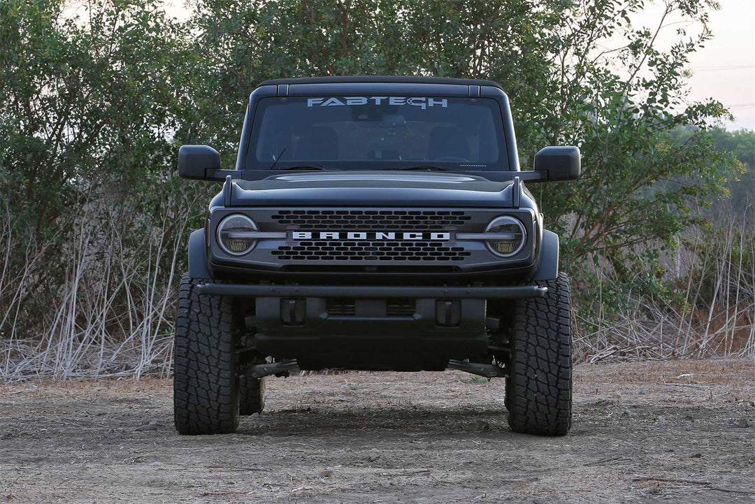 Fabtech Uniball UCA Lift System with Shocks for Ford Bronco 2021-2026