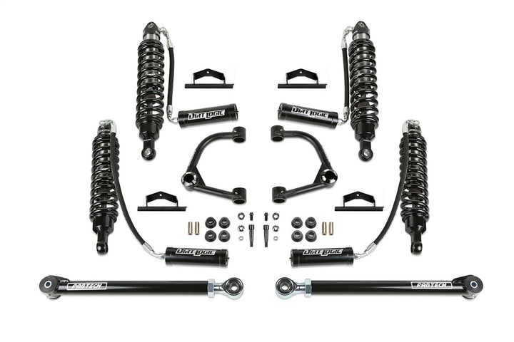 Fabtech Uniball UCA Lift System with Shocks for Ford Bronco 2021-2026