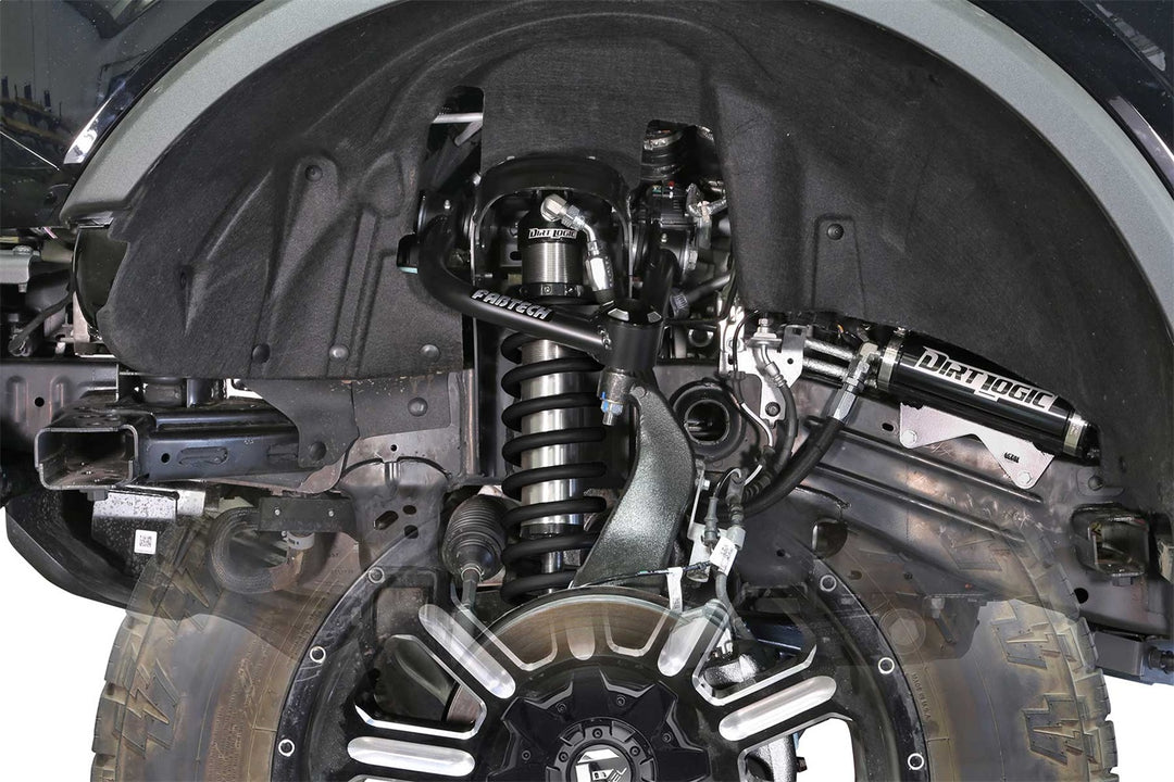 Fabtech Uniball UCA Lift System with Shocks for Ford Bronco 2021-2026