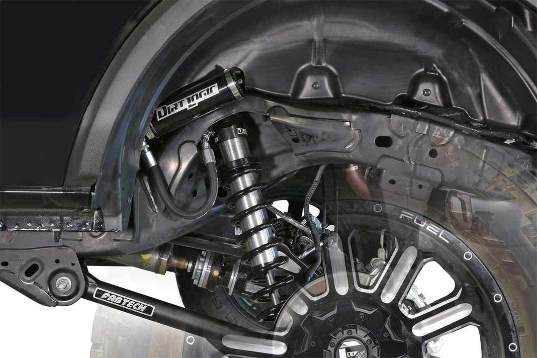 Fabtech Uniball UCA Lift System with Shocks for Ford Bronco 2021-2026
