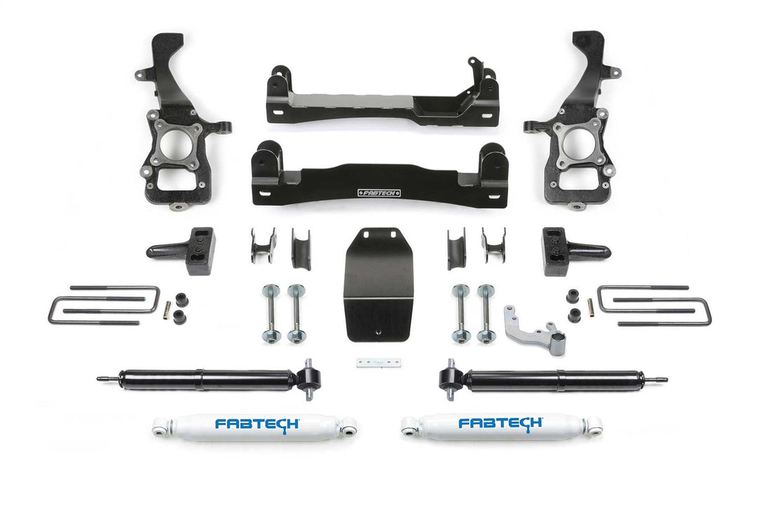Fabtech Lift Kit with Shocks for Ford F-150 (2021-2026) - Part K2386