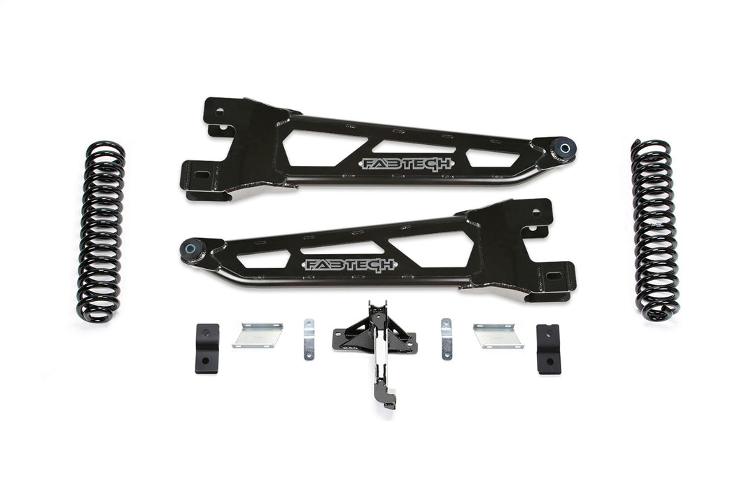 Fabtech Radius Arm Lift System for Ford Super Duty K2400 – 2.5 Inch Lift Kit with Heavy-Duty Suspension Upgrade