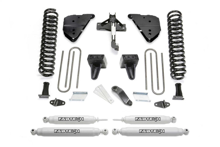 Fabtech K2412 Basic Lift System with Shocks for Ford F-250 and F-350 Super Duty (6 Inch Lift)