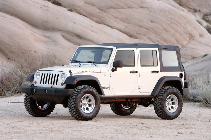 Fabtech 3-inch Basic Lift System for Jeep Wrangler JK – Includes Shocks and All Necessary Components