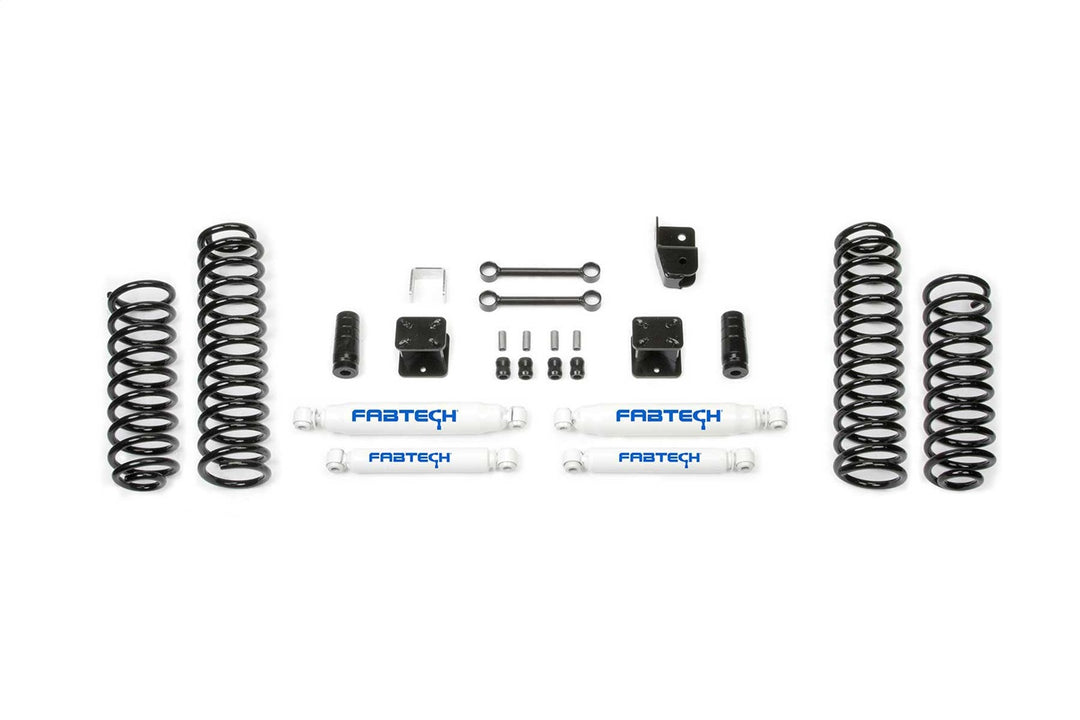 Fabtech K4047 Budget Lift System with Shock for Jeep Wrangler (2012-2018)