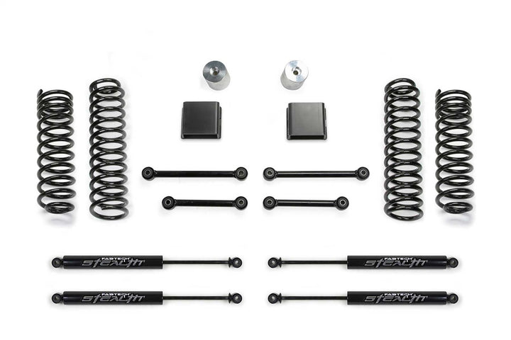 Fabtech Sport II Lift System for Jeep Gladiator K4163M – 3 Inch Lift with Heavy-Duty 4-Link Suspension