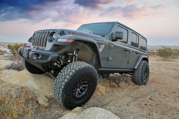 Fabtech K4186 Jeep JL Tube Fenders with LED Light Kit – Durable Steel Offroad Fender Upgrade