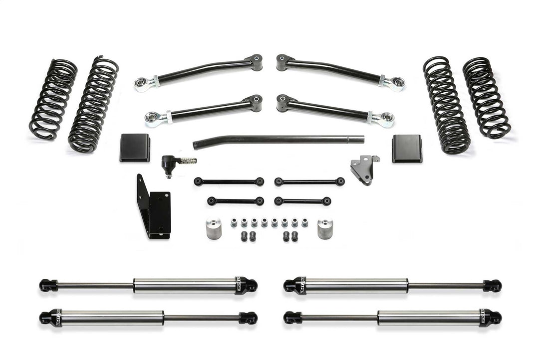 Fabtech Trail Lift System for Jeep Gladiator K4197DL – 5 Inch Lift Kit with Dual Rate Coil Springs and Heavy Duty Suspension Components