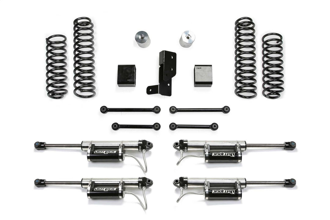 Fabtech Sport Lift System with Shock for 2021 Jeep Wrangler - 3 Inch Lift Kit