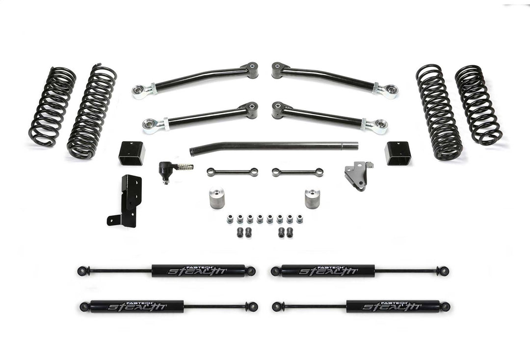 Fabtech K4207M Trail Lift System for Jeep Gladiator – 3 Inch Lift Kit with Complete Suspension Upgrade